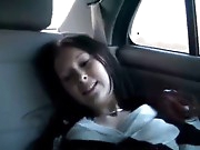 This cute freckled teeny has always dreamt about having wild sex in a parked car and with her fresh boyfriend she can lastly make this explicit erotic fantasy a reality. She begins with teasing her lustful teats as he shoots her on live chat and follows with engulfing and riding his cock on a passenger seat and getting her constricted trickling wet pussy fucked to a strong orgasm.